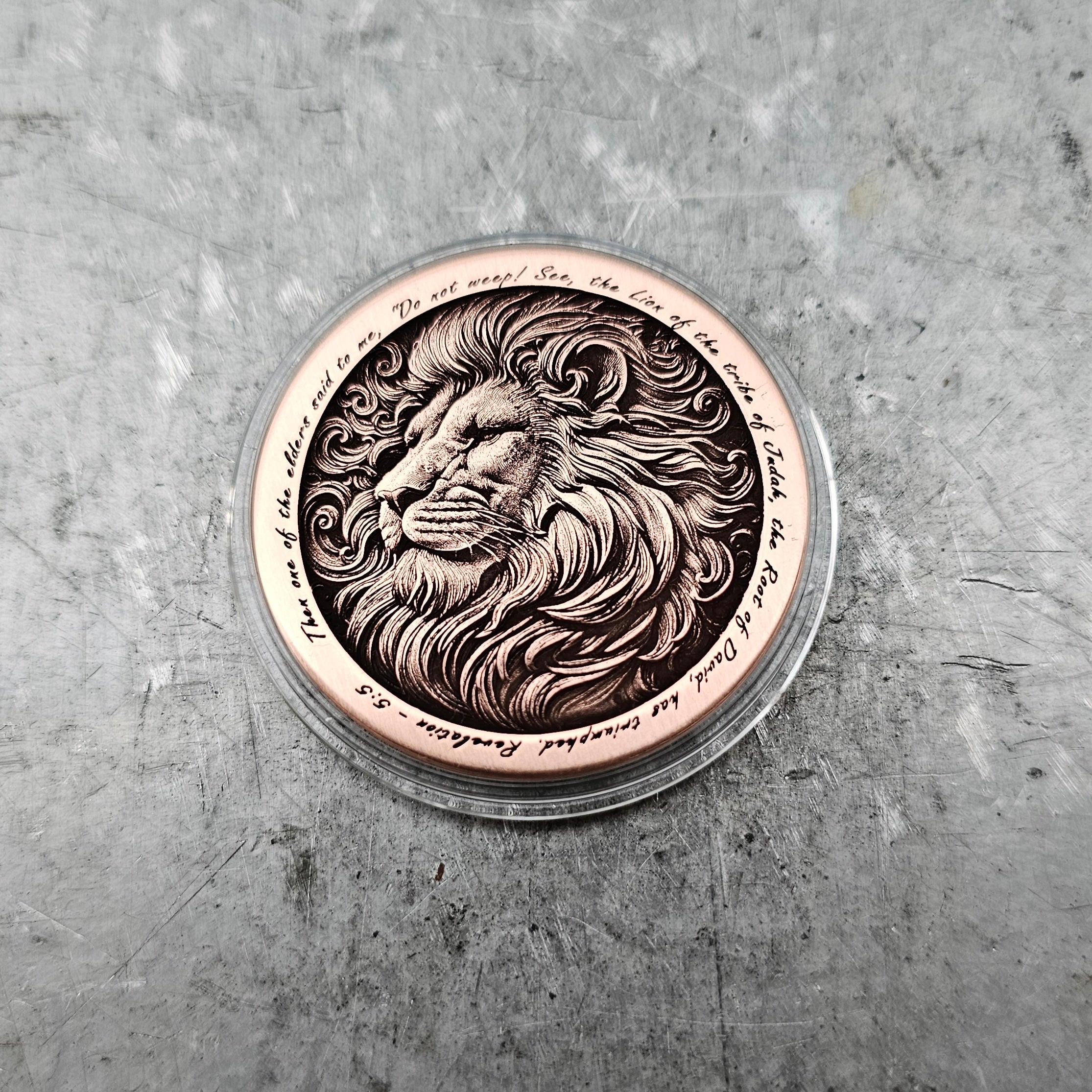 Lion of Judah Challenge Coin