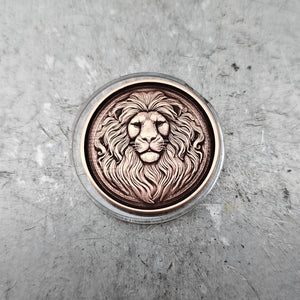 Lion Head Challenge Coin