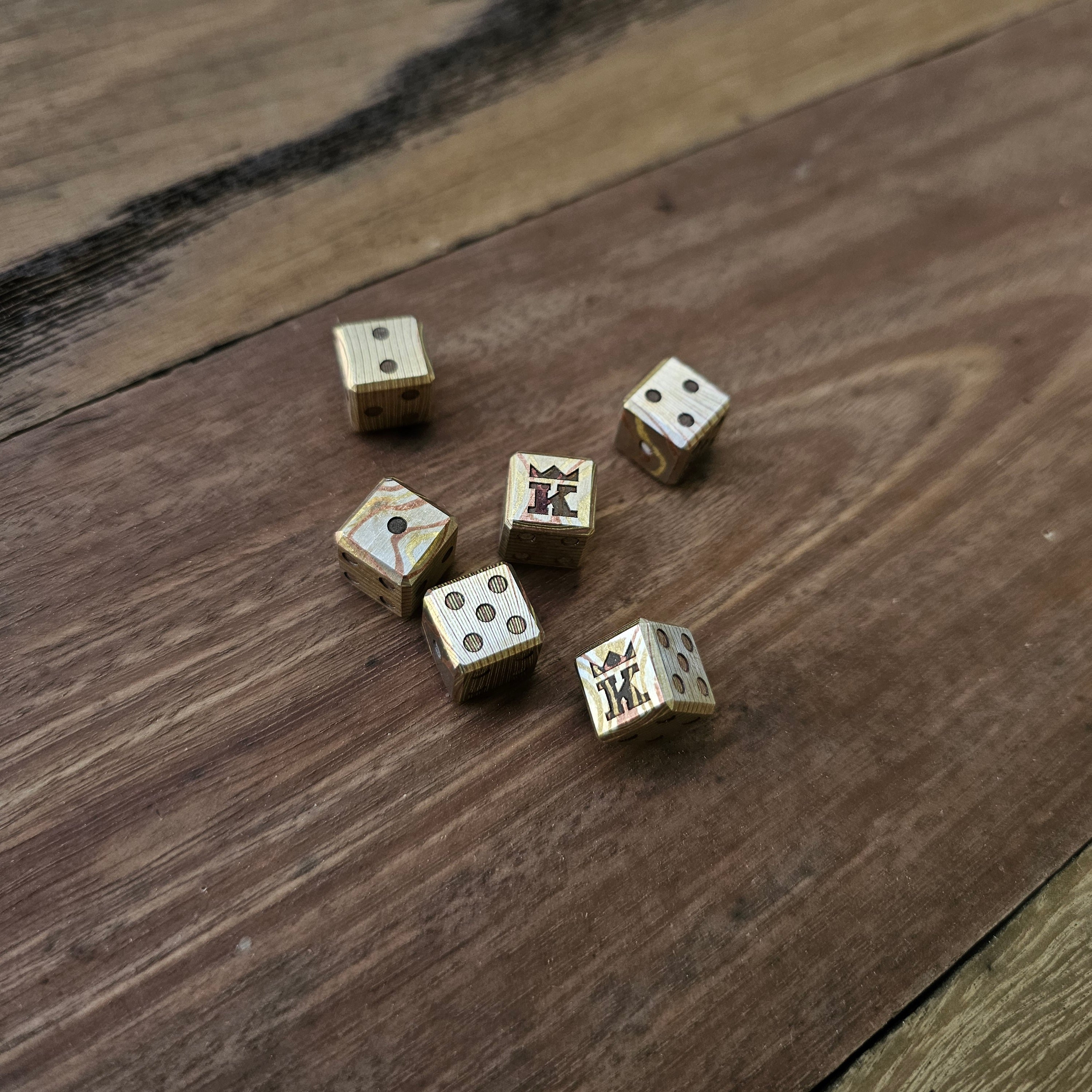 Mokume Dice
