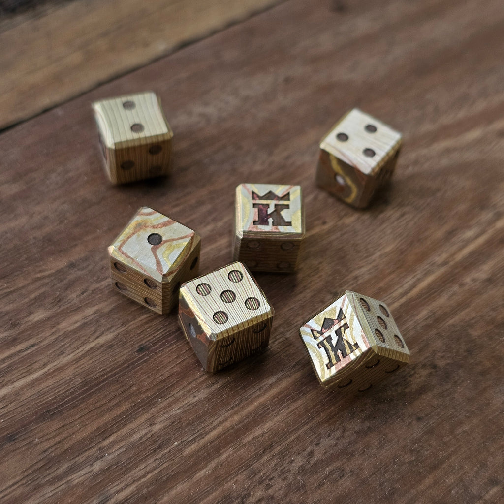 Mokume Dice